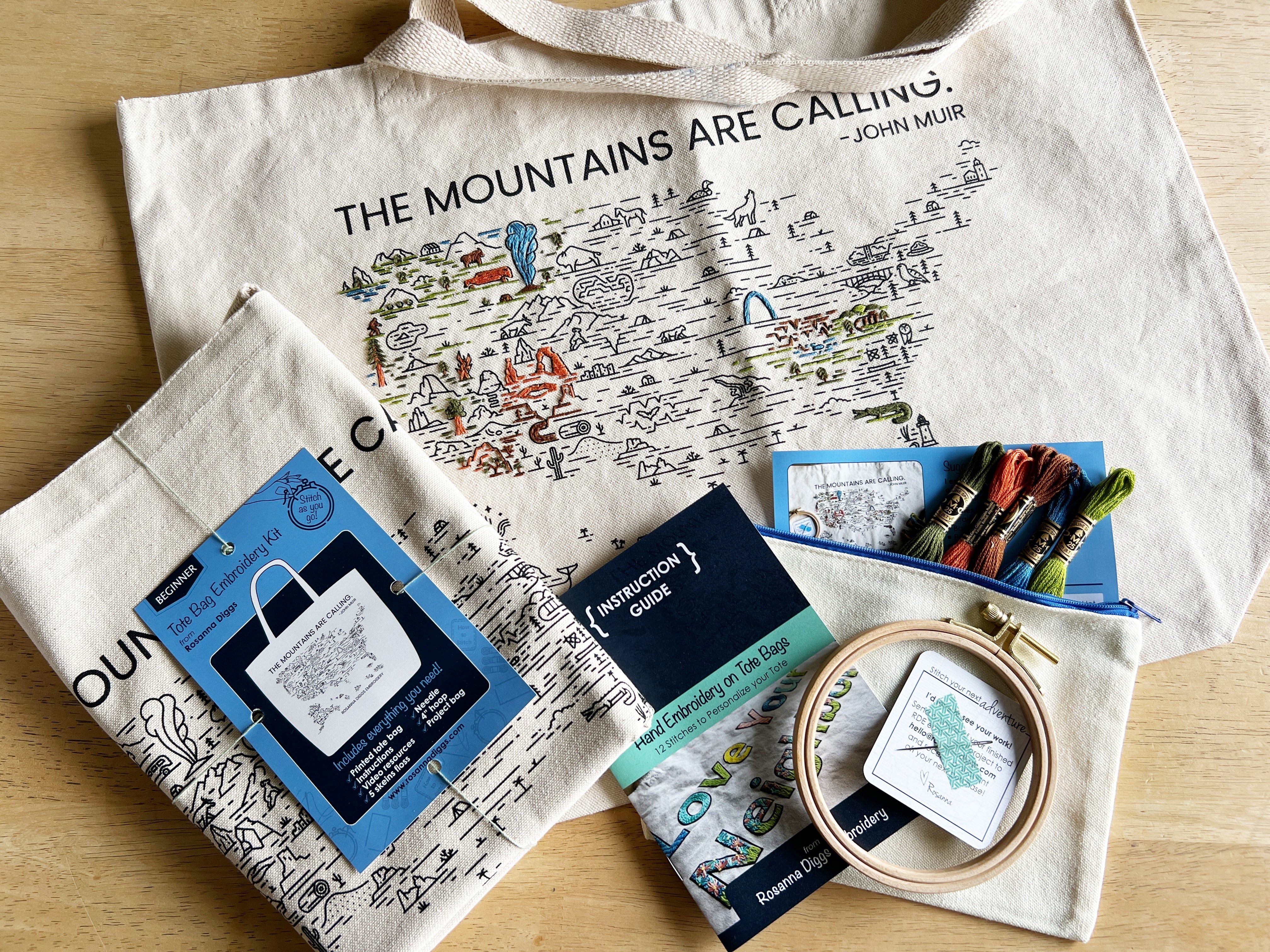 EVENING Tote Bag Embroidery Workshop