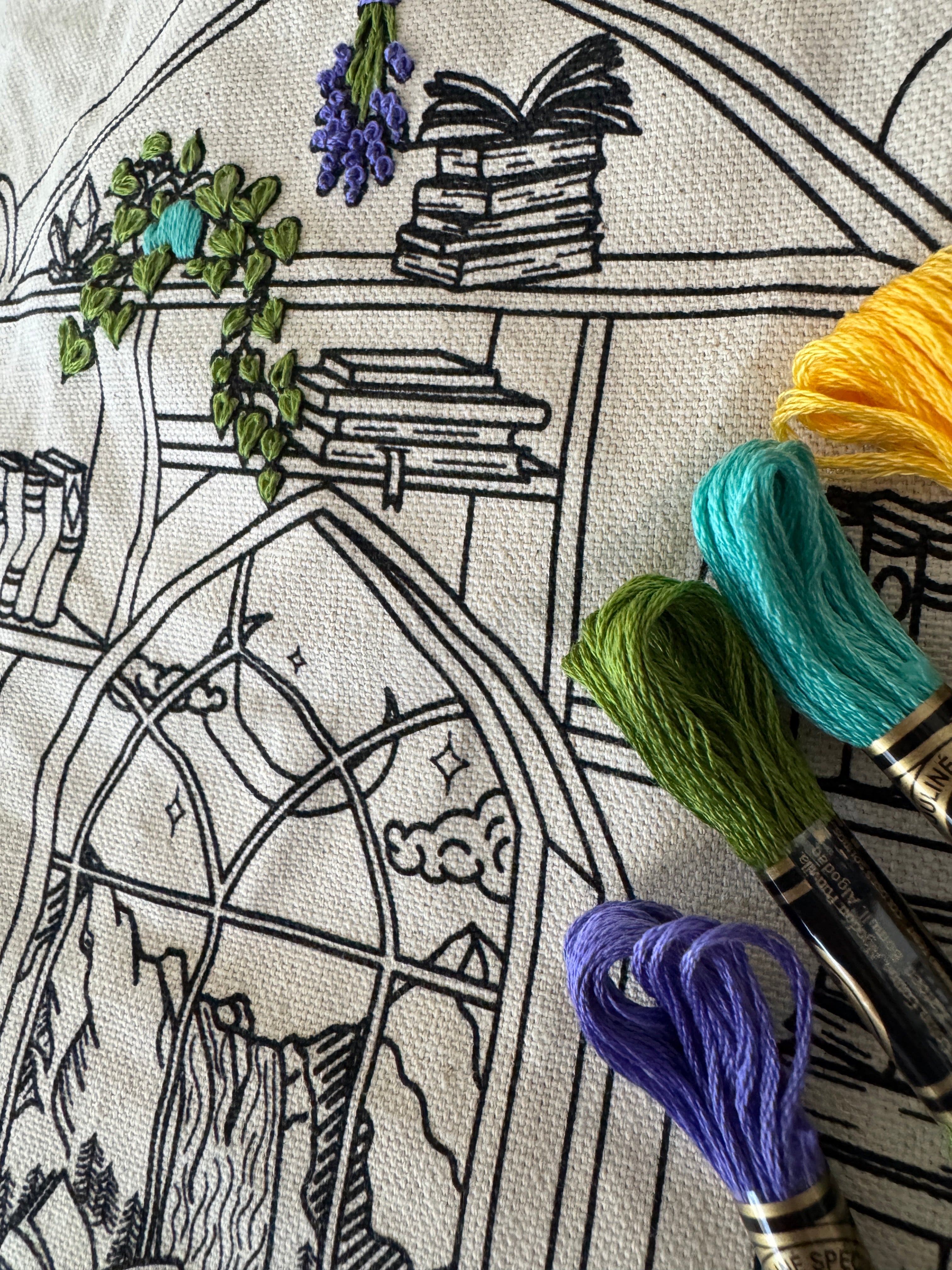 EVENING Tote Bag Embroidery Workshop