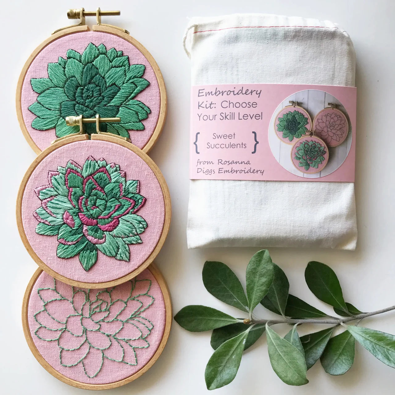 Embroidery KITS by Rosanna Diggs