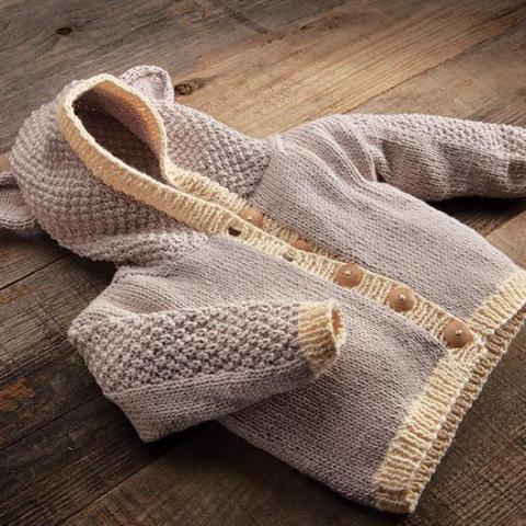 Appalachian Baby ~ Baby Bear Cardigan Kit