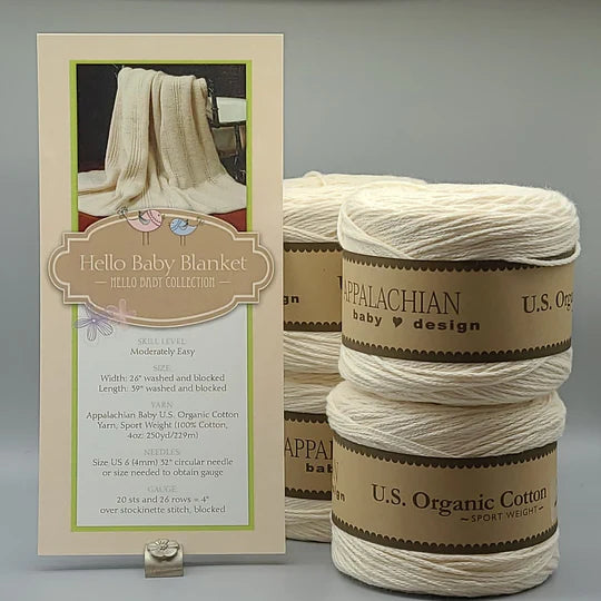 Appalachian Baby Hello Baby Blanket Kit