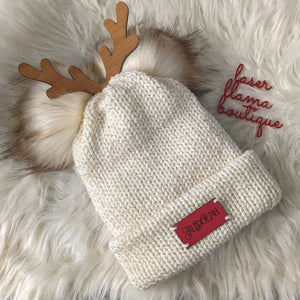 Faux Leather Antlers