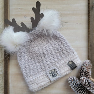 Faux Leather Antlers