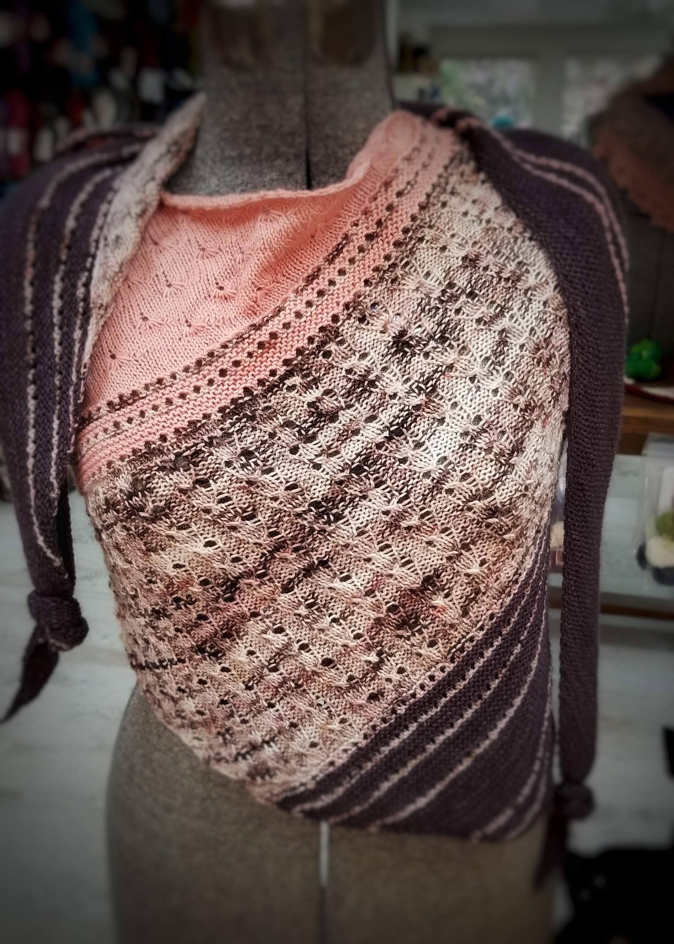 Color of Beauty shawl pattern